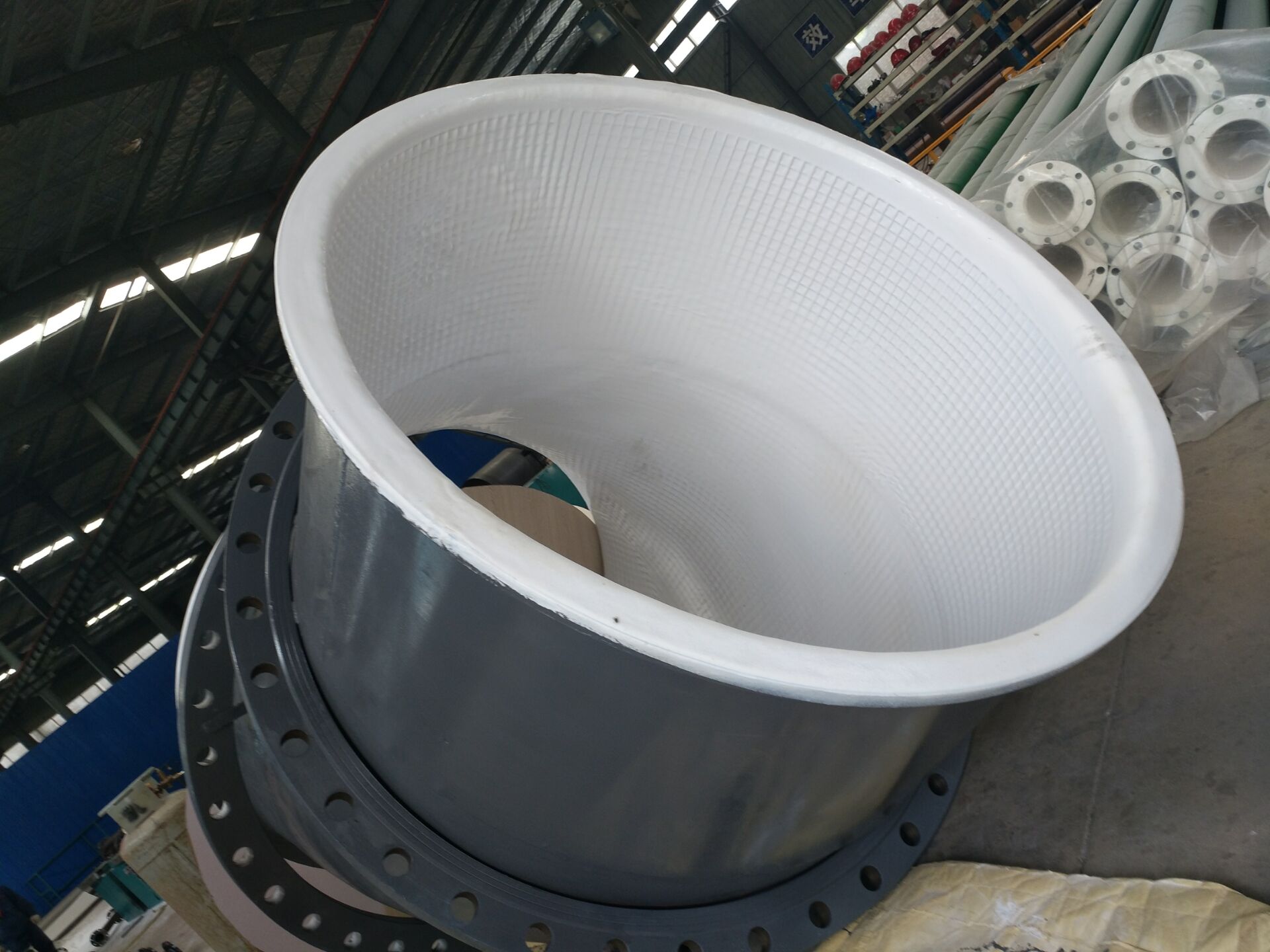 電廠(chǎng)水處理管道用大口徑襯塑管道